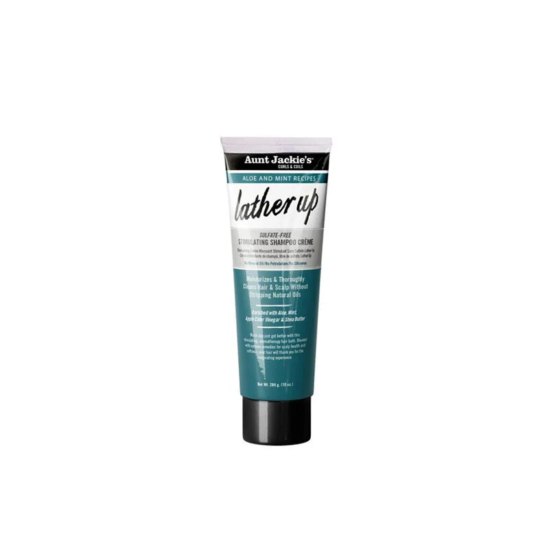 AUNT JACKIE´S ALOE & MINT LATHER UP STIMULATING SHAMPOO CREME 284G