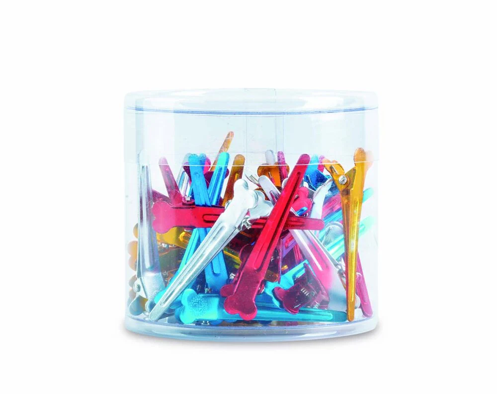 BIFULL PINZAS SEPARACIÓN ALUMINIO COLORES LISS CLIPS BOTE 50 UNDS