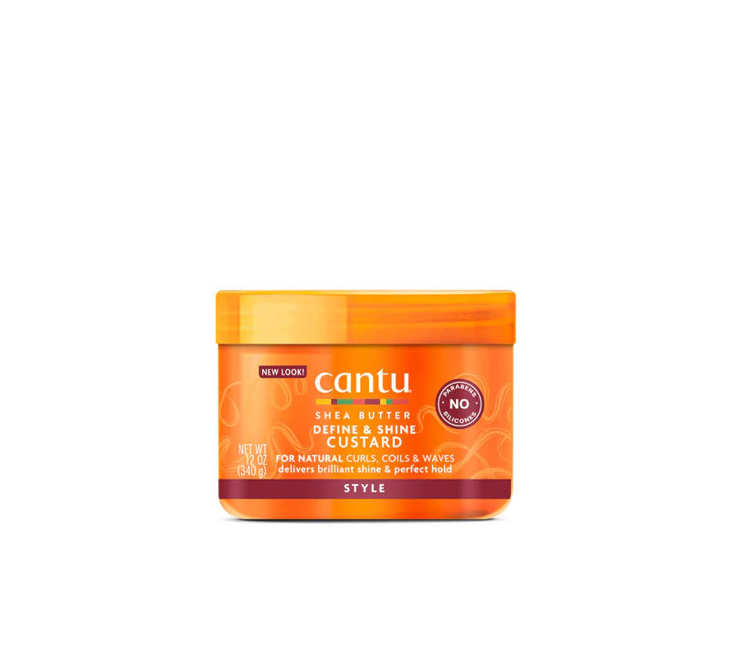 CANTU SHEA BUTTER FOR NATURAL HAIR DEFINE & SHINE CUSTARD 340G