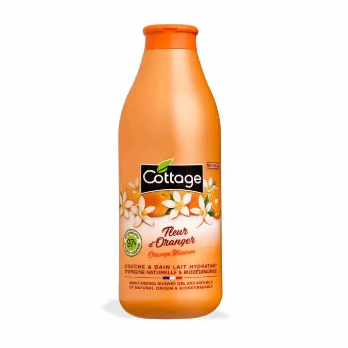 Cottage Moisturizing Shower Gel And Bath Milk Fleur D´Oranger 750ml
