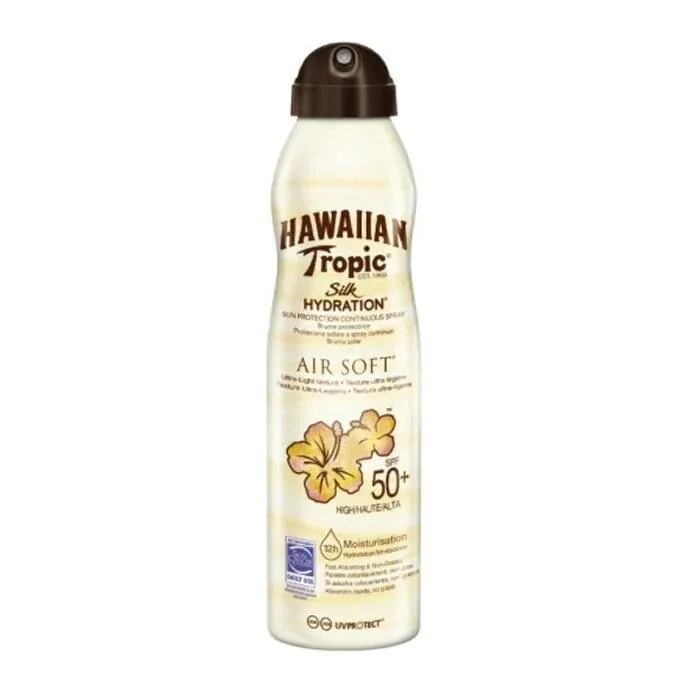 Hawaiian Tropic Silk Hydration Air Soft Protector Solar Bruma Spf50+ 220ml