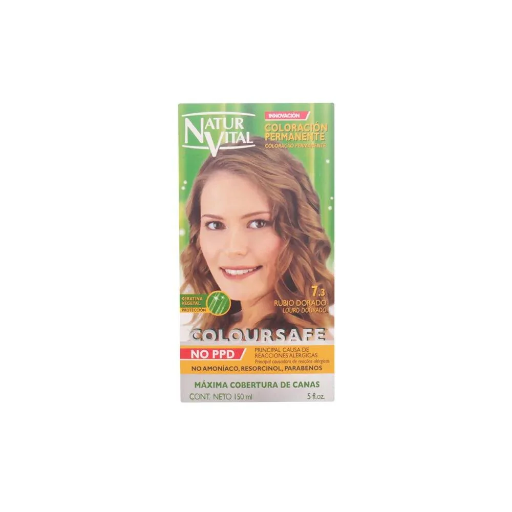 Naturaleza Y Vida Coloursafe Tinte Permanente 7.3 Rubio Dorado 150ml
