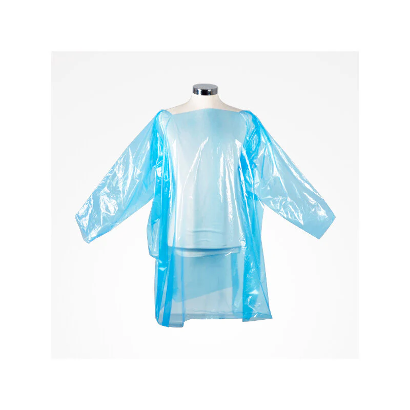 PONCHO CON MANGAS AZUL - ESPECIAL ESTETICA 25 UNIDADES
