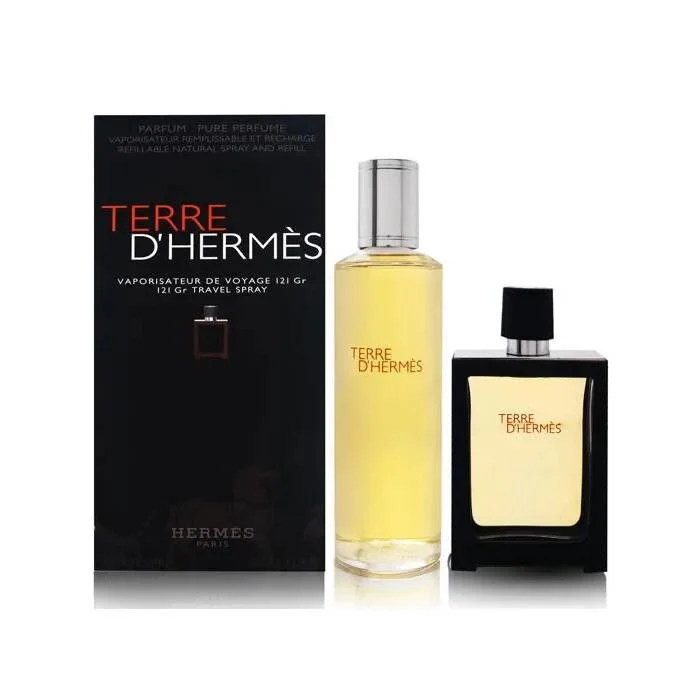 Terre D´hermes Eau De Perfume Spray Recargable 30ml Set 2 Piezas